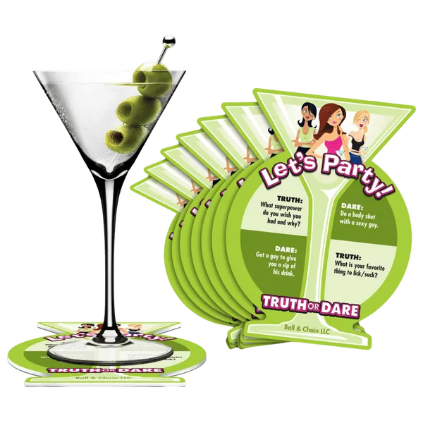 Vibrators | Ball & Chain Truth or Dare Party Coasters Vibrators | Ball & Chain Truth or Dare Party Coasters