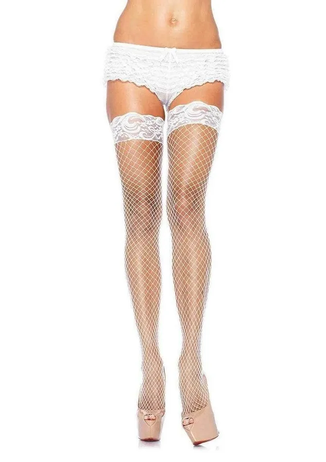 Leg Avenue Female Sex Toys | Leg Avenue Spandex Industrial Net Thigh Highs with Stay Up Silicone Lace Top Leg Avenue Female Sex Toys | Leg Avenue Spandex Industrial Net Thigh Highs with Stay Up Silicone Lace Top