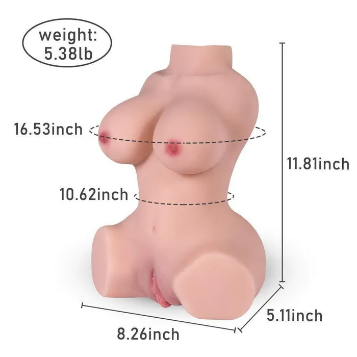 118 Realistic Doll Male Masturbator with Breast Pussy Ass ADLTOYFUN Male Sex Toys