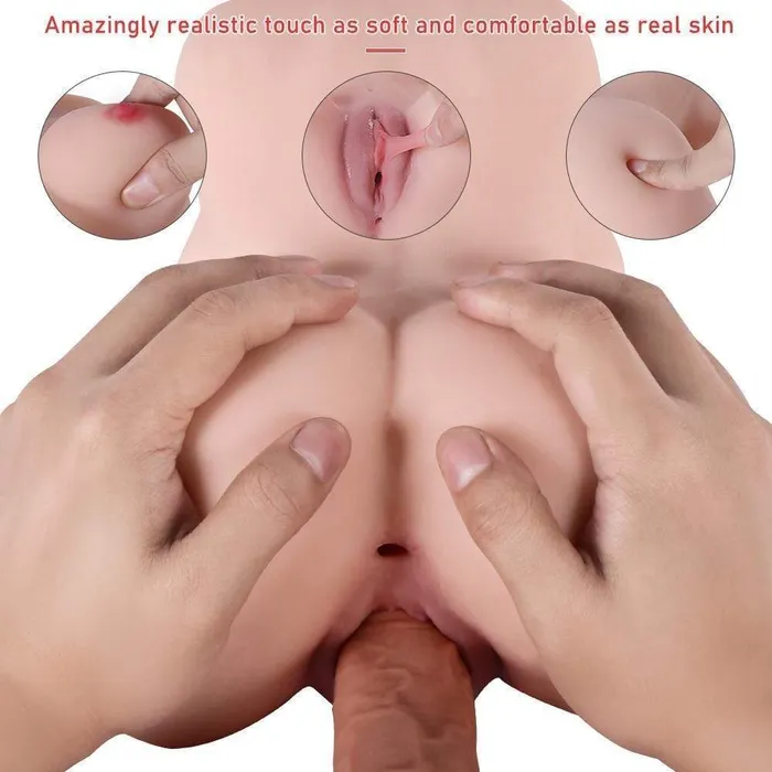 118 Realistic Doll Male Masturbator with Breast Pussy Ass ADLTOYFUN Male Sex Toys