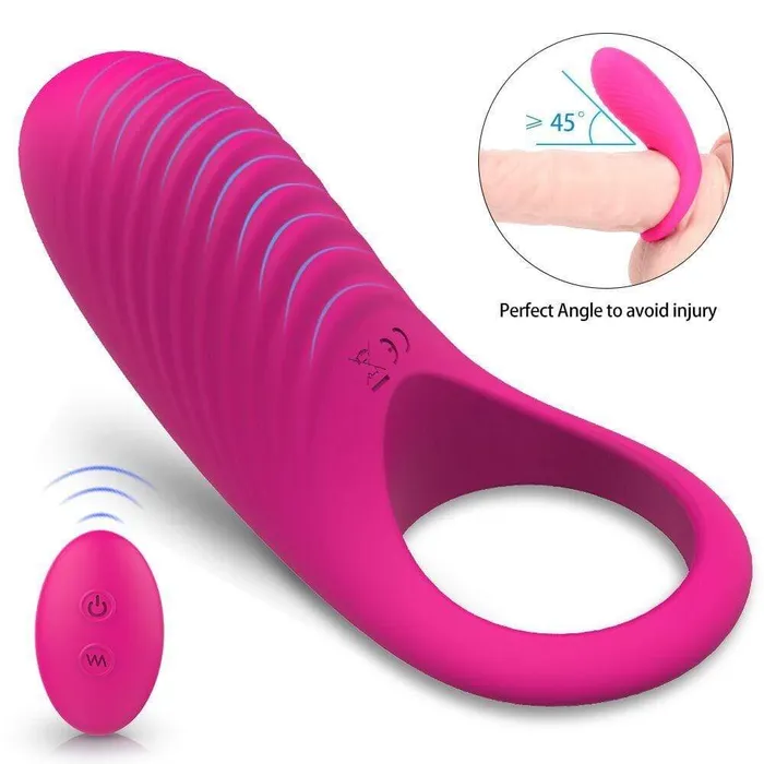 ADLTOYFUN Couples Vibrating Ring Remote Control Penis Ring Vibrators Male Sex Toys ADLTOYFUN Couples Vibrating Ring Remote Control Penis Ring Vibrators Male Sex Toys