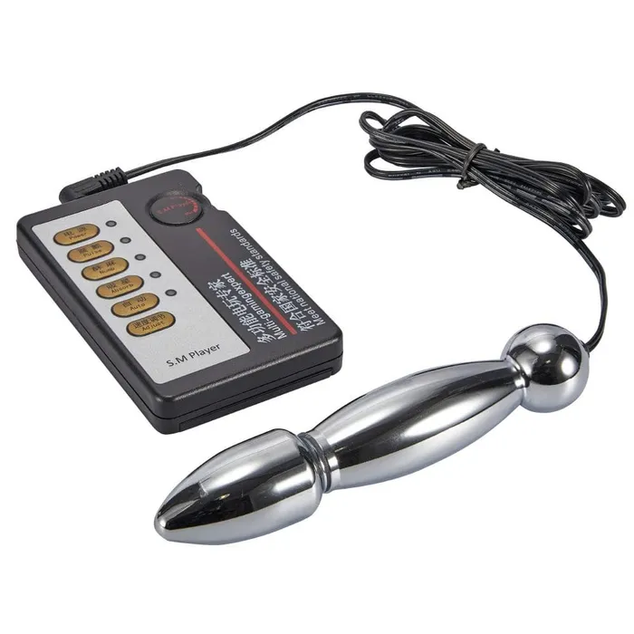 ADLTOYFUN Male Sex Toys Rocket Feeble Current Stimulation Anal Plug