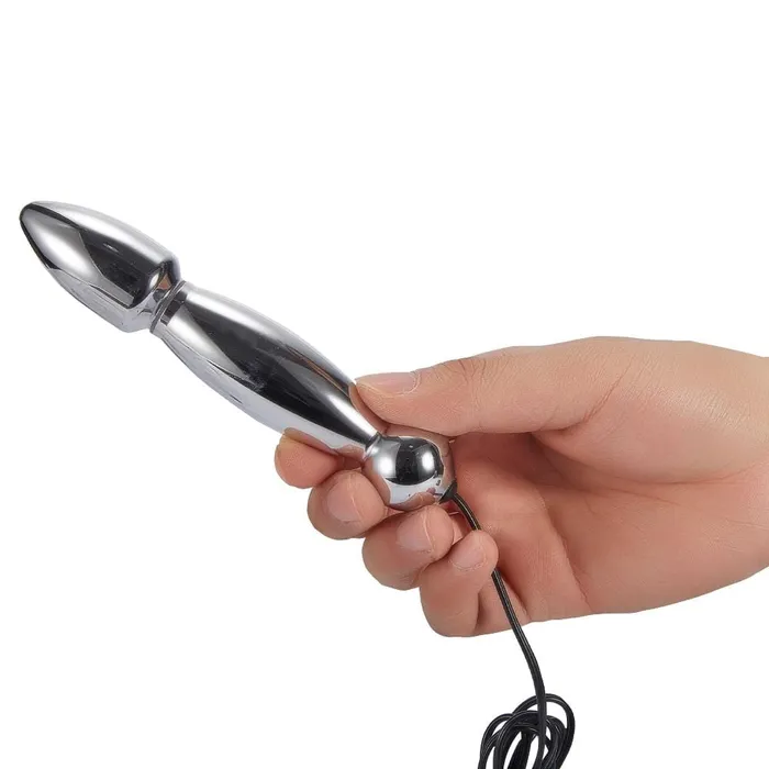 ADLTOYFUN Male Sex Toys Rocket Feeble Current Stimulation Anal Plug