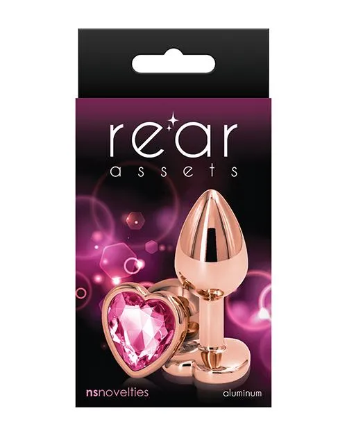 Anal Rear Assets Rose Gold Butt Plug Ns Novelties INC