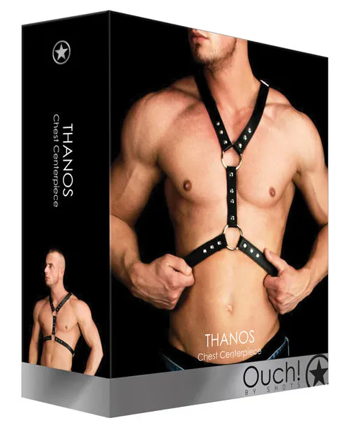 Anal Shots America LLC Thanos Chest Centerpiece Body Harness Black