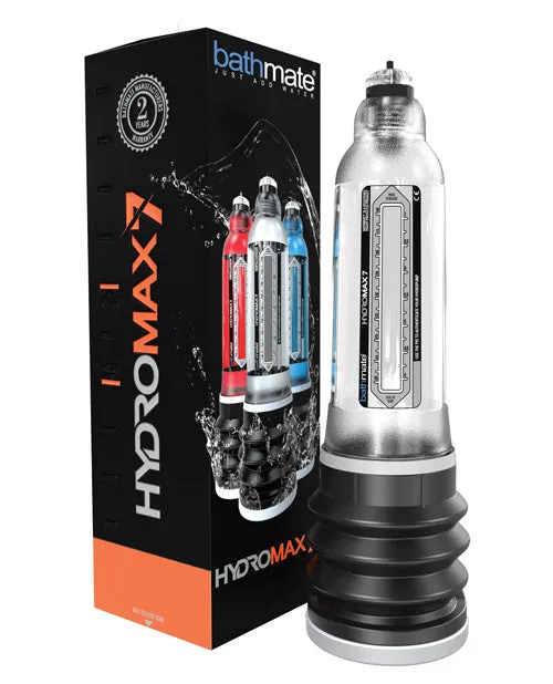 Bathmate Male Sex Toys Bathmate Hydromax 7 Penis Pump Clear