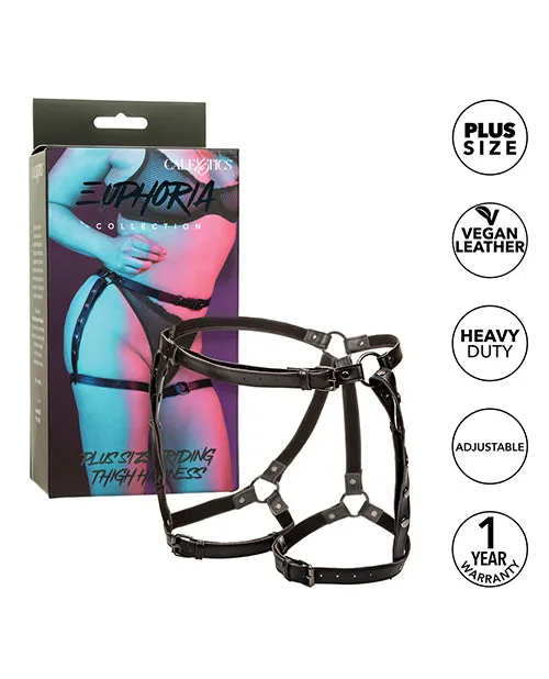 California Exotic Novelties Plus Size Euphoria Collection Plus Size Riding Thigh Harness