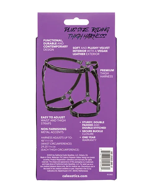 California Exotic Novelties Plus Size Euphoria Collection Plus Size Riding Thigh Harness