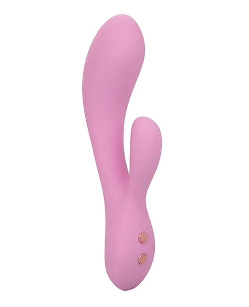 California Exotic Novelties Vibrators Contour Zoie Flexible Dual Massager Pink