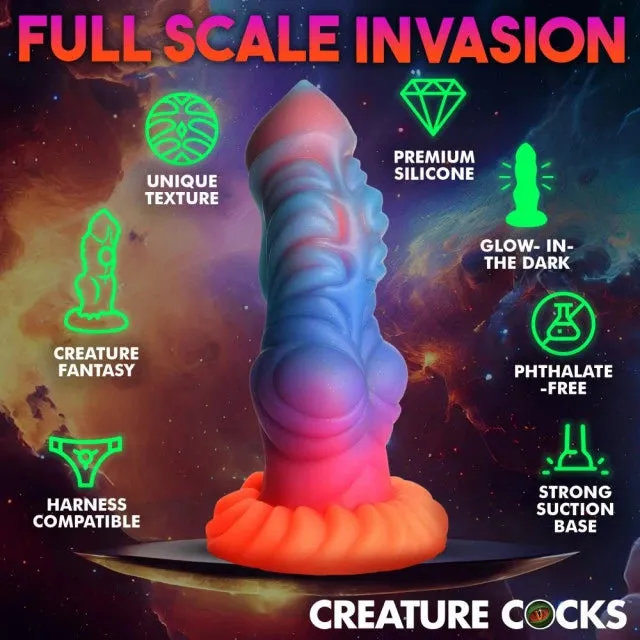 Dildos Creature Cocks Alien Invader GlowintheDark Alien Dildo Xr LLC