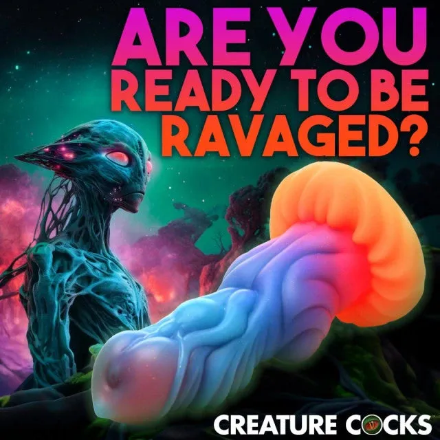 Dildos Creature Cocks Alien Invader GlowintheDark Alien Dildo Xr LLC