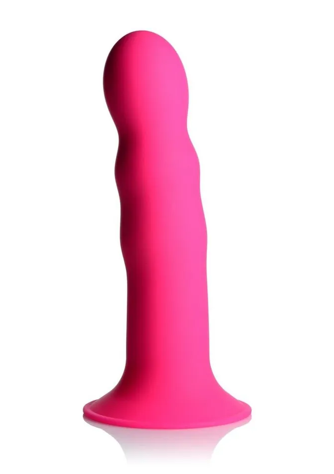 Dildos SQUEEZEIT SqueezeIt Squeezable Wavy 72in Dildo