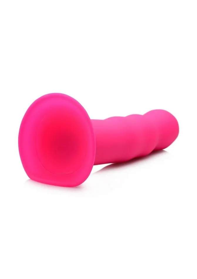 Dildos SQUEEZEIT SqueezeIt Squeezable Wavy 72in Dildo
