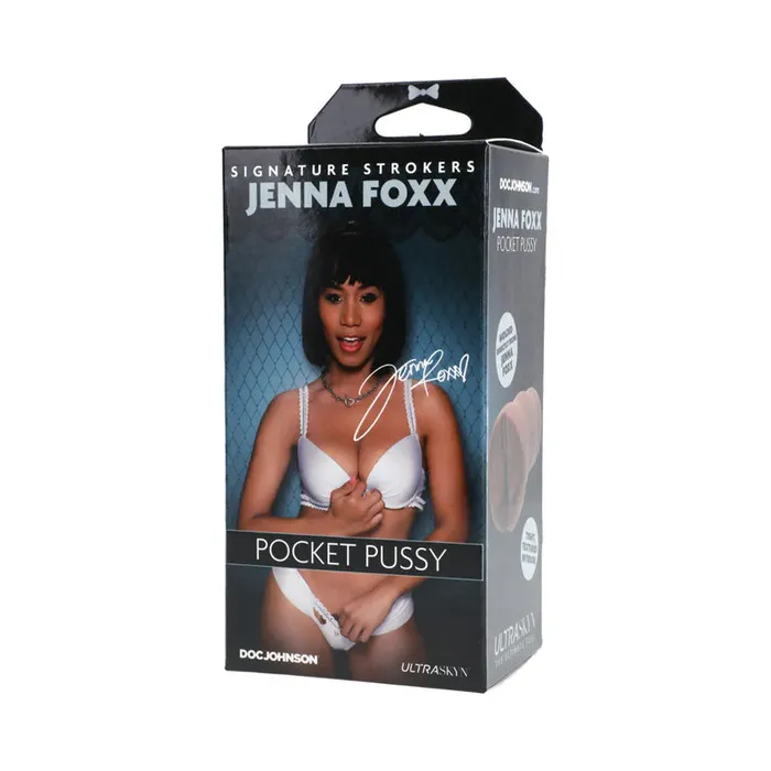 Doc Johnson Male Sex Toys Signature Strokers Jenna Foxx Pocket Pussy