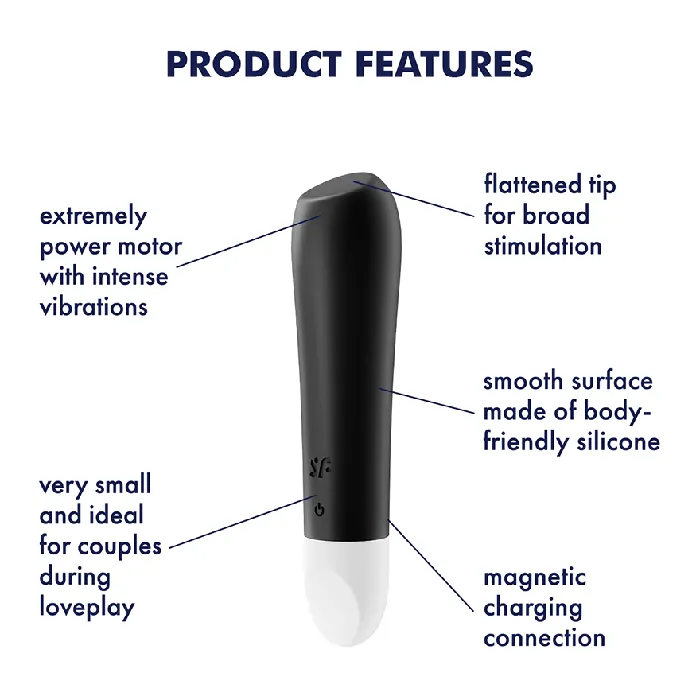 Eis INCsatisfyer Vibrators Satisfyer Ultra Power Bullet 2 Black