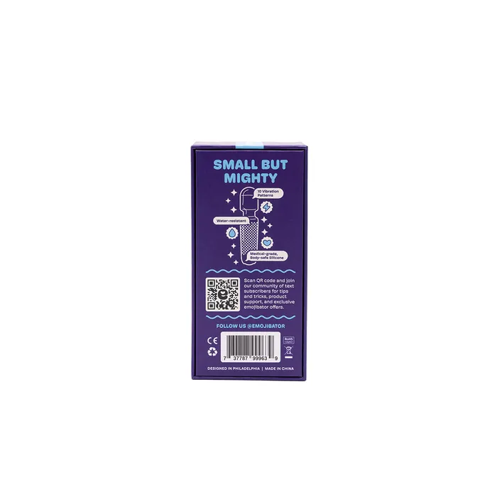 Emojibator Vibrators Emojibator Tiny Wand Vibrator Cream