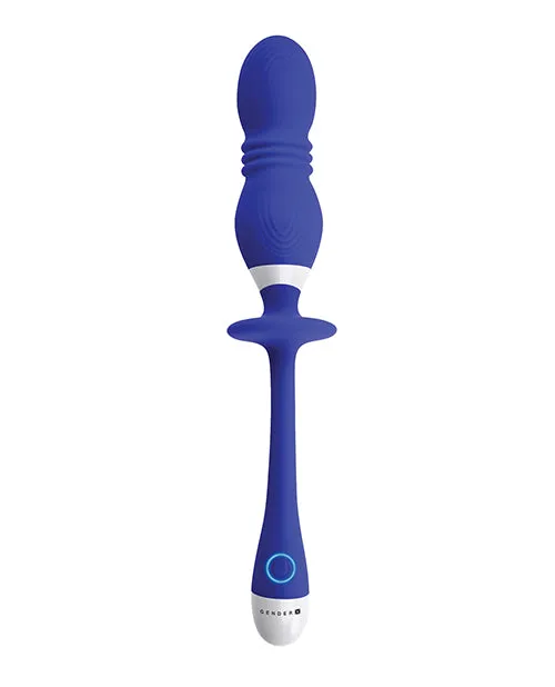 Evolved Novelties INC Vibrators Gender X Play Ball GSpot Vibe Blue