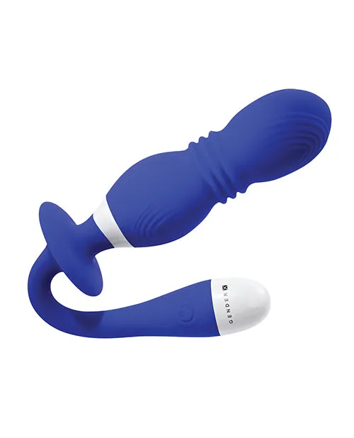 Evolved Novelties INC Vibrators Gender X Play Ball GSpot Vibe Blue