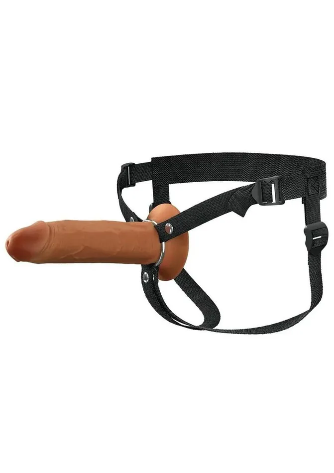Female Sex Toys Fantasy XTensions Fantasy XTensions Elite Silicone Dual Density Hollow StrapOn