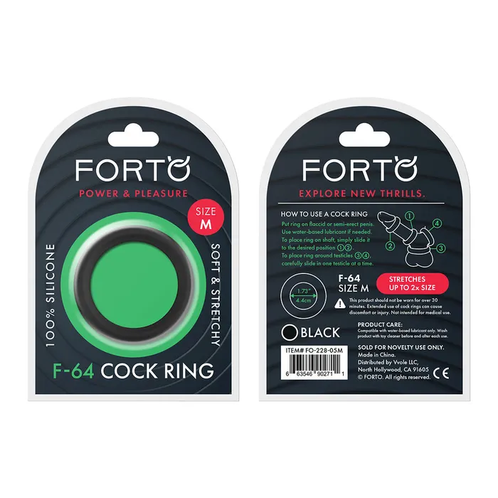 FORTO F64 CRing 45mm Wide Medium Assorted Sizes FORTO Male Sex Toys