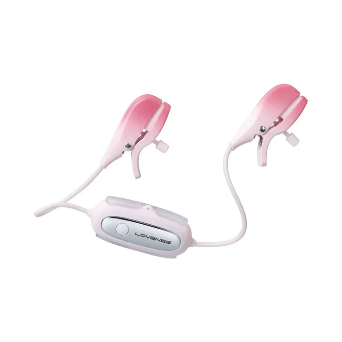Hytto Pte Ltd Lovense Gemini Vibrating Nipple Clamps Pink Vibrators