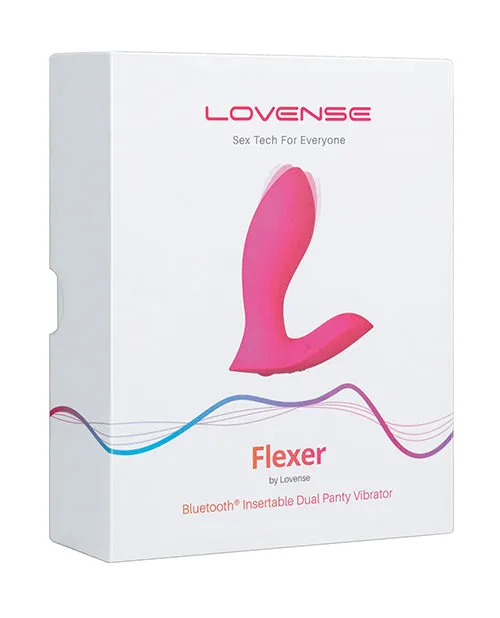 Hytto Pte Ltd Vibrators Lovense Flexer Dual Panty Vibrator Pink