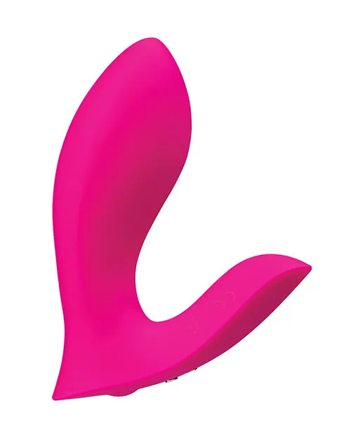 Hytto Pte Ltd Vibrators Lovense Flexer Dual Panty Vibrator Pink