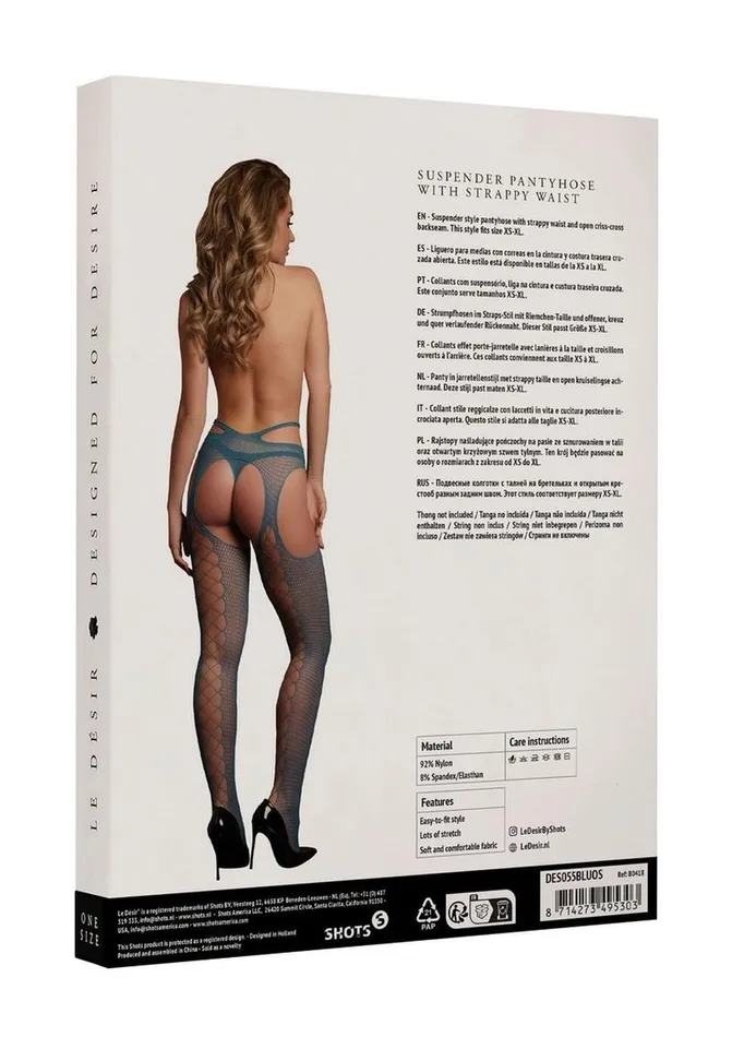 Le Desir Male Sex Toys Le Desir Suspender Pantyhose with Strappy Waist
