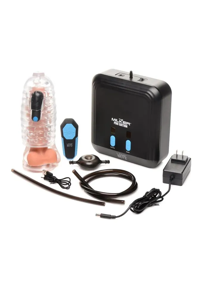 Lovebotz The Milker Pro Edition Remote Control Masturbator Lovebotz Male Sex Toys