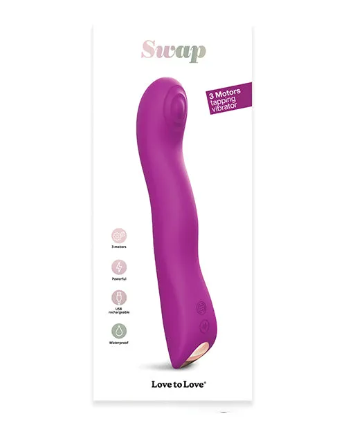 Lovely Planet Vibrators Swap Tapping Vibrator Sweet Orchid