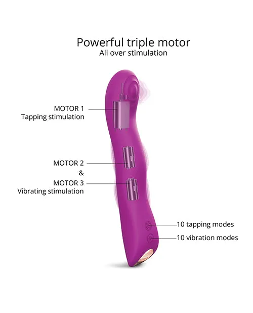 Lovely Planet Vibrators Swap Tapping Vibrator Sweet Orchid