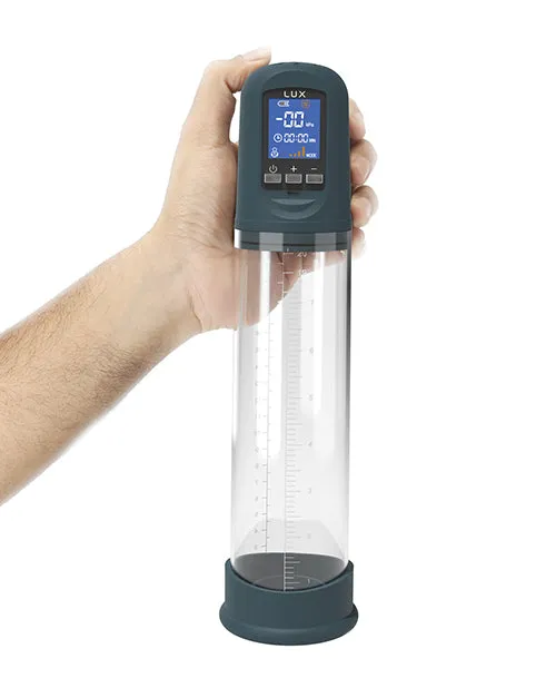 Lux Active Volume Rechargeable Penis Pump Black BMS Enterprises Male Sex Toys