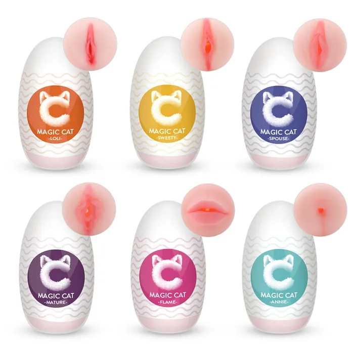 Male Sex Toys ADLTOYFUN 6 Styles Egg Pocket Pussy