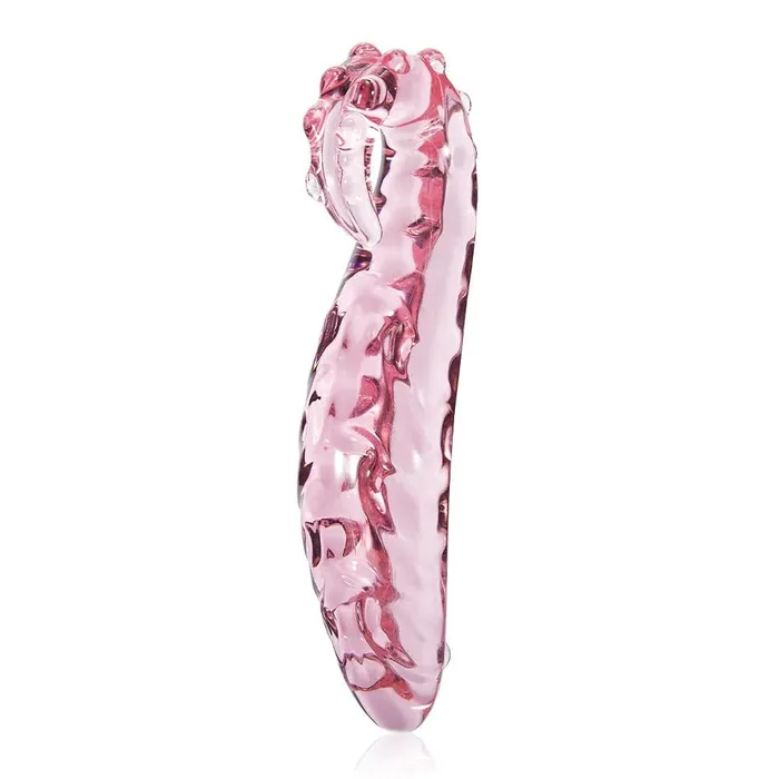 Male Sex Toys ADLTOYFUN Crystal Pink Seahorselike Pussy Anal Plug