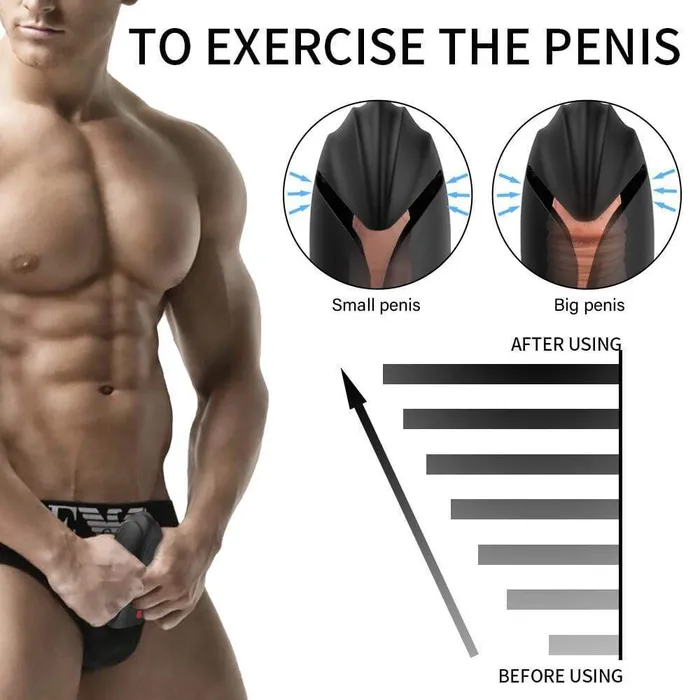 Male Sex Toys ADLTOYFUN Glans Ring Vibrating Penis Enlarger