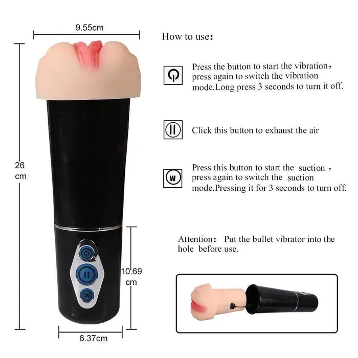Male Sex Toys ADLTOYFUN Sucking Masturbator