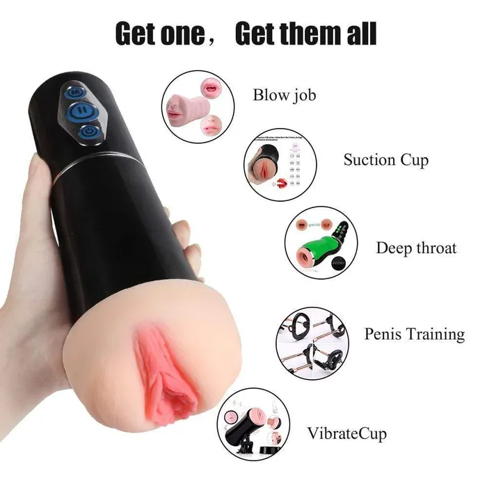 Male Sex Toys ADLTOYFUN Sucking Masturbator
