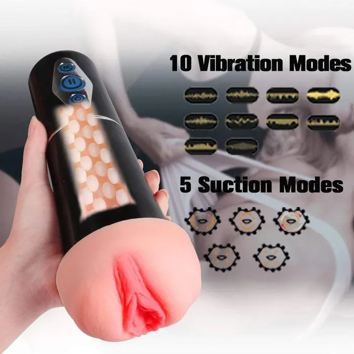 Male Sex Toys ADLTOYFUN Sucking Masturbator