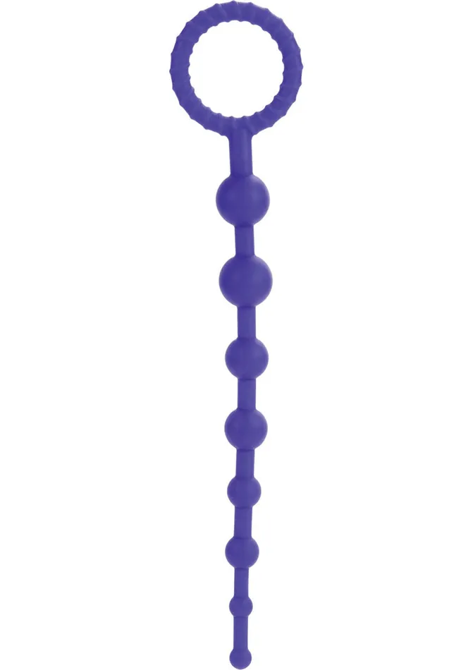 Male Sex Toys Booty Call Booty Call X10 Silicone Anal Beads