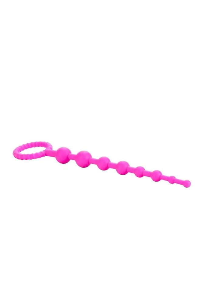 Male Sex Toys Booty Call Booty Call X10 Silicone Anal Beads