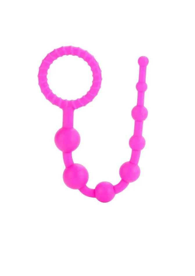 Male Sex Toys Booty Call Booty Call X10 Silicone Anal Beads