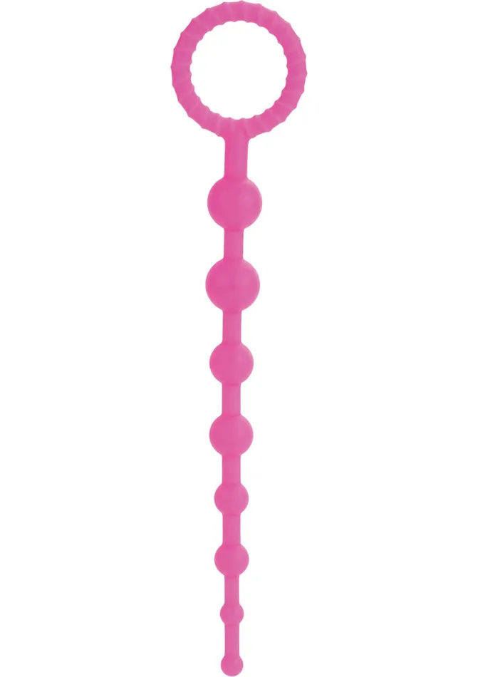 Male Sex Toys Booty Call Booty Call X10 Silicone Anal Beads