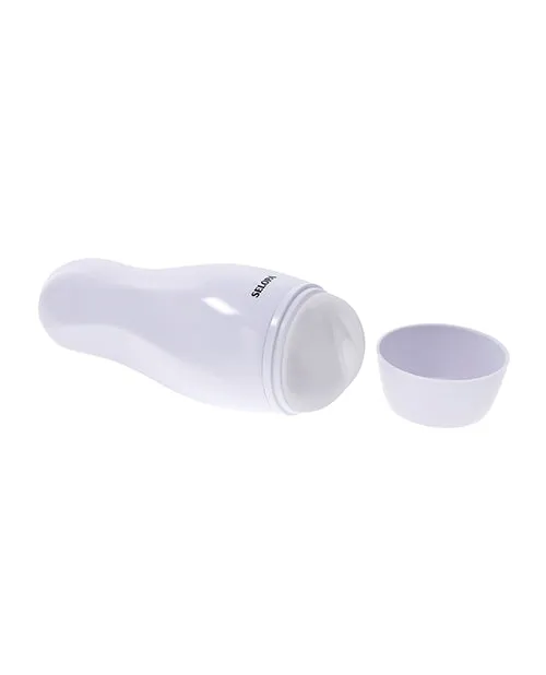 Male Sex Toys Evolved Novelties INC Selopa Pleasure Can Stroker White