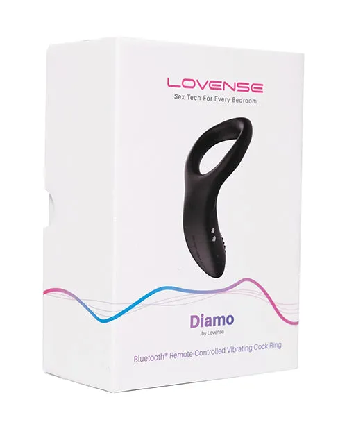 Male Sex Toys Lovense Diamo Cock Ring Black Hytto Pte Ltd