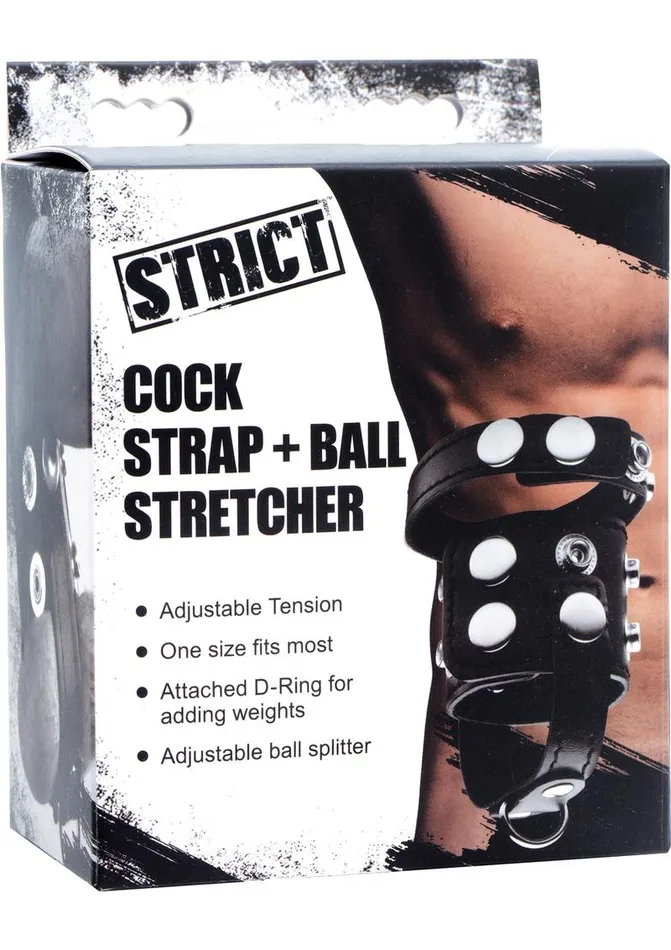 Male Sex Toys STRICT Strict Cock Strap and Ball Stretcher