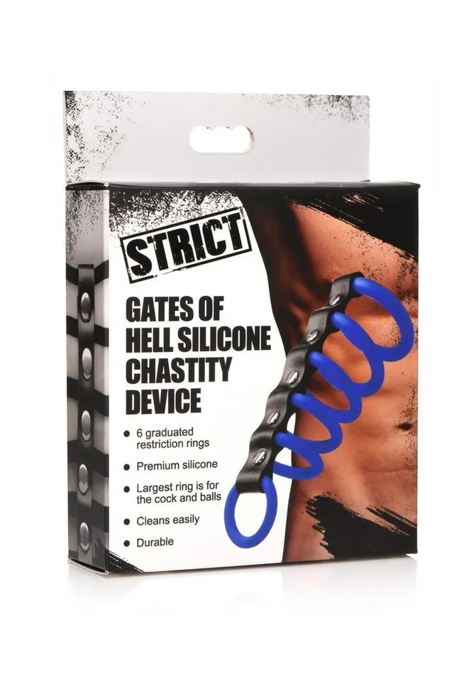 Male Sex Toys STRICT Strict Gates Of Hell Silicone Chastity Device