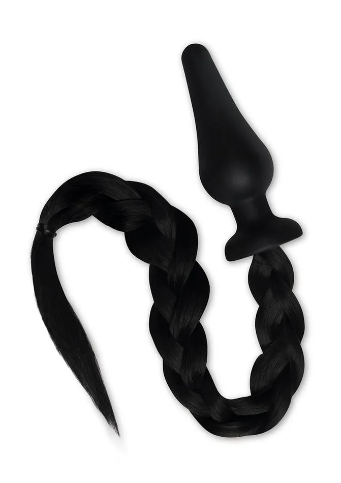 Male Sex Toys WhipSmart Silicone Plug 4in with Pony Tail Whipsmart