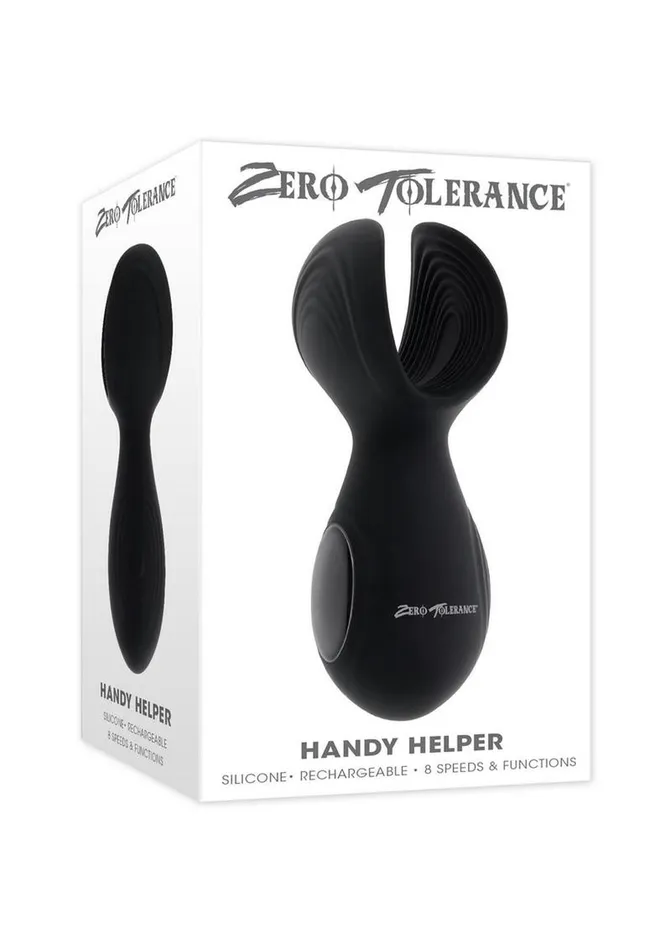 Male Sex Toys Zero Tolerance Handy Helper Rechargeable Silicone Stroker Zero Tolerance