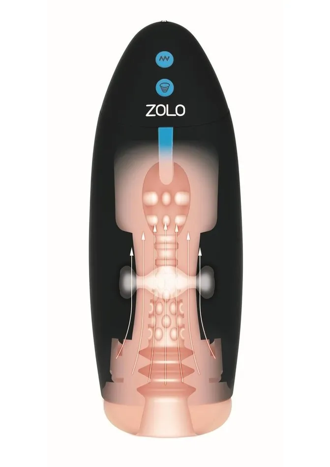Male Sex Toys Zolo ZOLO Supersucker Rechargeable Silicone Masturbator