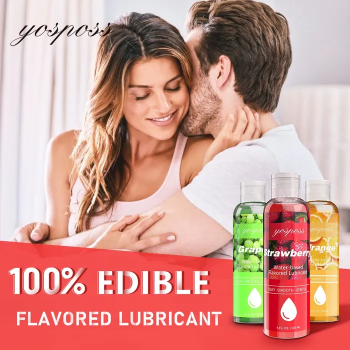 Sensitive Skin Friendly Natural Edible Water Based Personal Lube 120ml Sorlove Dildos